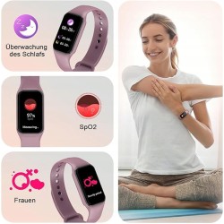 Outlet Smartband Baolubao 1.47 Calowy ciemny fiolet zestaw multi-function