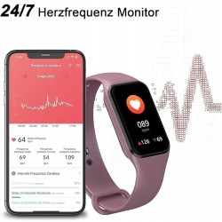 Outlet Smartband Baolubao 1.47 Calowy ciemny fiolet zestaw multi-function