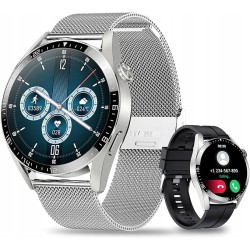 Uszkodzony VOIGOO SMARTWATCH ZEGAREK SPORTOWY MĘSKI srebrny 1,32 calowy