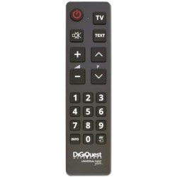 Outlet DIGIQUEST UNIWERSALNY PILOT DO TELEWIZORÓW 125414 czarny na baterie