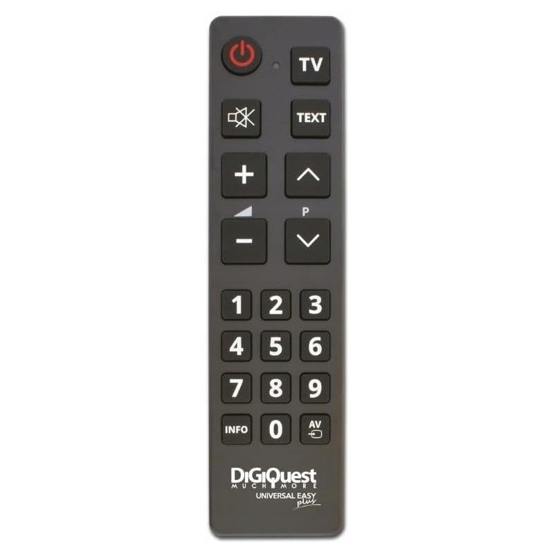 Outlet DIGIQUEST UNIWERSALNY PILOT DO TELEWIZORÓW 125414 czarny na baterie Outlet DIGIQUEST UNIWERSALNY PILOT DO TELEWIZORÓW 125414 czarny na baterie