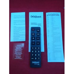 Outlet DIGIQUEST UNIWERSALNY PILOT DO TELEWIZORÓW 125414 czarny na baterie