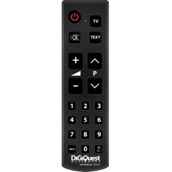 Outlet DIGIQUEST UNIWERSALNY PILOT DO TELEWIZORÓW 125414 czarny na baterie