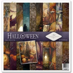 Outlet Zestaw papierów ITD Collection wielokolorowy 30 x 30 cm Halloween