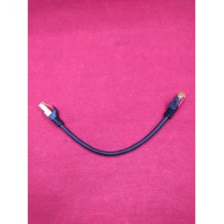 Outlet Kabel RJ-45 AISENS do sieci LSZH Cat.7 600 MHz S/FTP czarny 25 cm