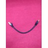 Outlet Kabel RJ-45 AISENS do sieci LSZH Cat.7 600 MHz S/FTP czarny 25 cm
