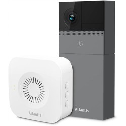Outlet ATLANTIS DB910 wireless domofon kamera 2MP Czujnik PIR Google Home