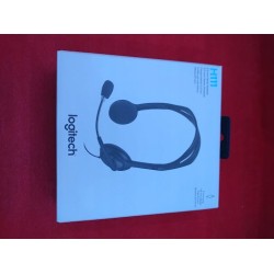Outlet Słuchawki nauszne Logitech H111 czarne kompaktowe z mikrofonem praca