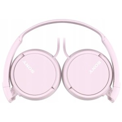 Outlet Słuchawki nauszne Sony MDR-ZX110AP różowy / szary 27dB lekkie 210g