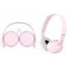 Outlet Słuchawki nauszne Sony MDR-ZX110AP różowy / szary 27dB lekkie 210g