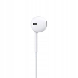 Uszkodzone Słuchawki douszne Apple EarPods z wtyczką słuchawkową 3,5 białe