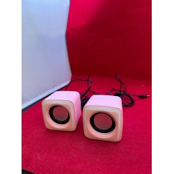 Outlet Zestaw głośników 2.0 Mars Gaming MSCUBEP moc 8 W wejście USB różowy