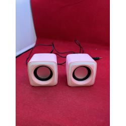 Outlet Zestaw głośników 2.0 Mars Gaming MSCUBEP moc 8 W wejście USB różowy