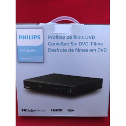 Outlet Odtwarzacz DVD Philips EP 200 2000 series czarny zestaw OPIS retro