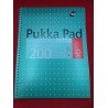 Outlet Kołonotes A4 Pukka 200 kartek miękka oprawa zbindowany linia szkoła