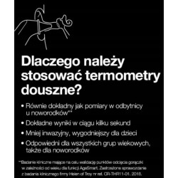 Termometr elektroniczny Braun ThermoScan3 IRT3030 biały OPIS
