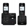 USZKODZONY Telefon bezprzewodowy Vtech CS2001 czarny stacjonarny akumulator