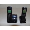 USZKODZONY Telefon bezprzewodowy Vtech CS2001 czarny stacjonarny akumulator