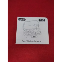 Uszkodzone Słuchawki wireless douszne POMUIICC Q53 OPIS czarne Bluetooth