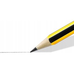 Outlet zestaw ołówków do szicowania STAEDTLER Noris HB 2 czarno-żółty 4szt.