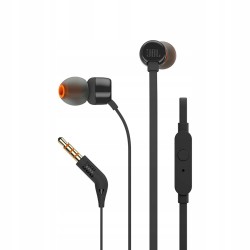 Outlet Słuchawki JBL Tune 110 dokanałowe mini jack 3.5mm przewodowe czarne