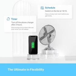 TP-Link Tapo inteligentna wtyczka z monitorowaniem energii Wtyczka UK 4szt