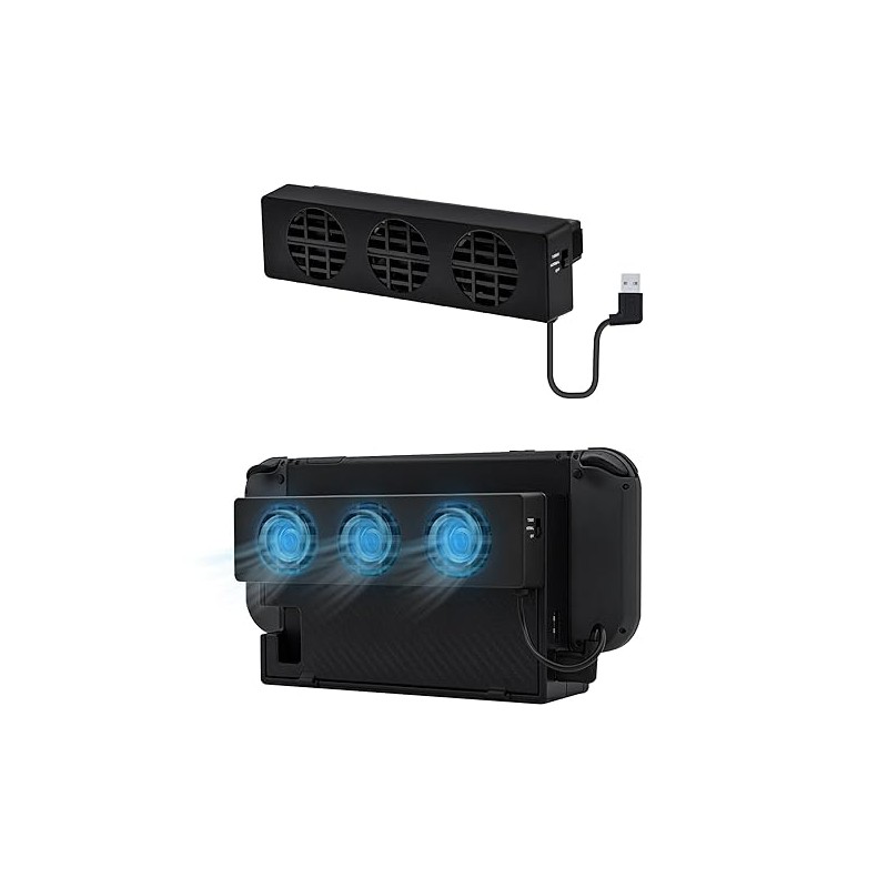 Outlet zewnętrzne chłodzenie do konsoli Nintendo Switch USB Mcbazel DOBE