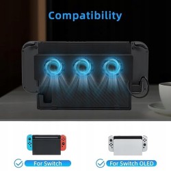Outlet zewnętrzne chłodzenie do konsoli Nintendo Switch USB Mcbazel DOBE