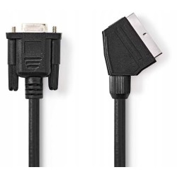 Outlet M486 NETIS Kabel SCART VIDEO CZARNY 2 metry CVGL31550BK20 czarny