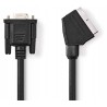 Outlet M486 NETIS Kabel SCART VIDEO CZARNY 2 metry CVGL31550BK20 czarny