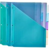 Outlet Przekładki plastikowe 2 kieszonkami 5szt wielokolorowe amazon basics