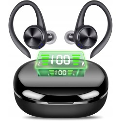 Outlet Słuchawki bezprzewodowe douszne TWS-R200 czarne Bluetooth mikrofon