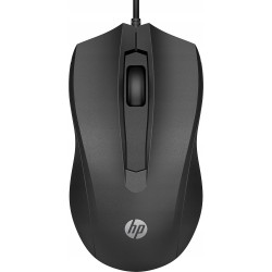 Outlet Mysz HP Wired Mouse 100 przewodowa czarna rozdzielczość 1600dpi OPIS