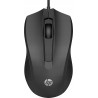 Outlet Mysz HP Wired Mouse 100 przewodowa czarna rozdzielczość 1600dpi OPIS