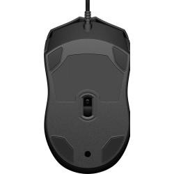 Outlet Mysz HP Wired Mouse 100 przewodowa czarna rozdzielczość 1600dpi OPIS