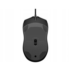 Outlet Mysz HP Wired Mouse 100 przewodowa czarna rozdzielczość 1600dpi OPIS