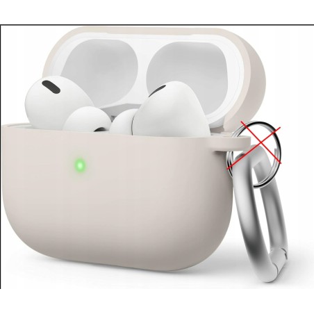 Outlet Plecki Elago do Apple AirPods Pro 2 beżowy kompaktowe OPIS
