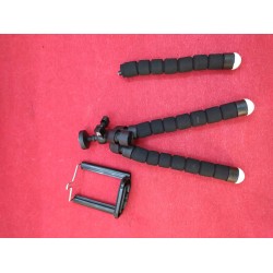 Uszkodzony Uchwyt selfie stick monopad Z07-1 czarno biały elastyczny OPIS