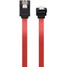 Kabel Ewent SATA III prędkość 6 Gb z metalowymi klipsami SATA L-Type Red