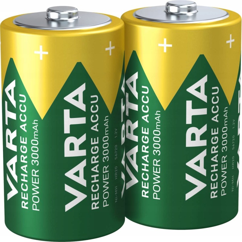 Akumulator niklowo-metalowo-wodorkowy (NiMH) Varta D (R20) 3000 mAh 2 szt. Akumulator niklowo-metalowo-wodorkowy (NiMH) Varta D (R20) 3000 mAh 2 szt.