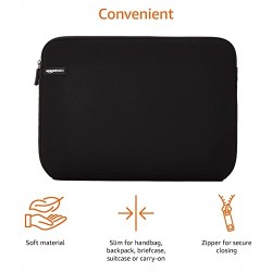Outlet Amazon Basics Torba na laptopa 14" Laptop Sleeve NC1303153 Czarna