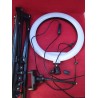 Outlet Lampa pierścieniowa świecąca Uchwyt elastic Ksix do wideo, kosmetyki