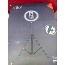 Outlet Lampa pierścieniowa świecąca Uchwyt elastic Ksix do wideo, kosmetyki