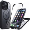 Outlet Etui Holidi telefon iPhone 15 Pro transparentny/czarny plecki OPIS