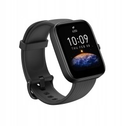 Outlet Smartwatch Amazfit BIP 3 czarny dotykowy funkcje sportowe OPIS 1,69"
