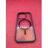 Outlet Etui Holidi telefon iPhone 15 Pro transparentny/czarny plecki OPIS