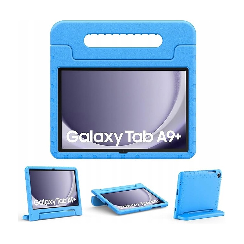 Outlet EasyAcc etui Samsung Galaxy Tab A9+ 11" niebieskie na tablet dziecko Outlet EasyAcc etui Samsung Galaxy Tab A9+ 11" niebieskie na tablet dziecko