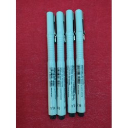 Outlet Zestaw Cienkopisów Faber-Castell Ecco Pigment 4szt różne grubości