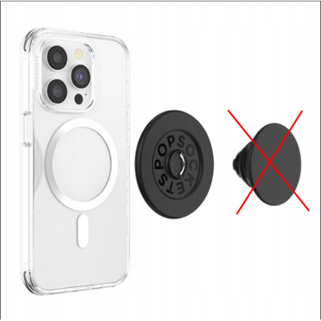 Outlet Black UCHWYT DO TELEFONU NA PALCE POPSOCKETS POPGRIP MAGSAFE 806828
