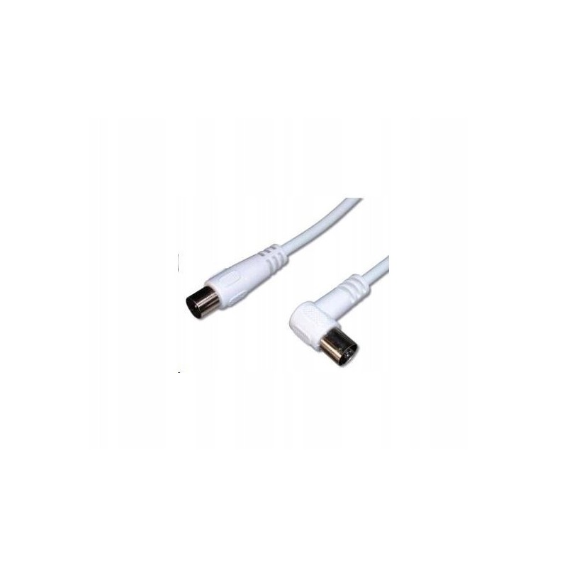 Outlet Kabel antenowy PremiumCord ktmf01 1 m biały 75 ohmów M / F COAXIAL Outlet Kabel antenowy PremiumCord ktmf01 1 m biały 75 ohmów M / F COAXIAL